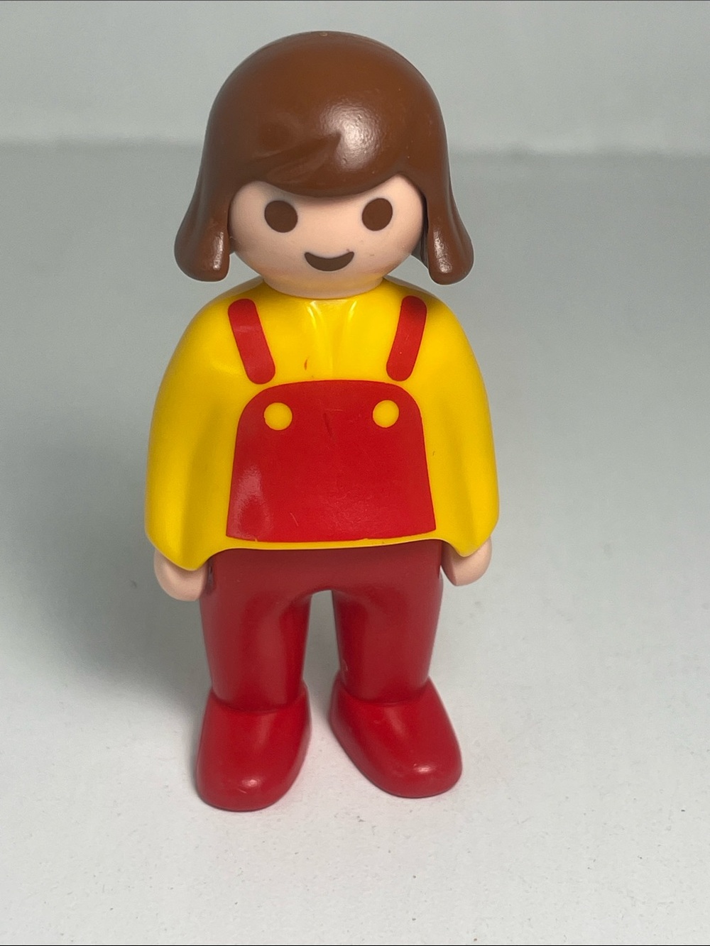 Playmobil Vintage 1990 Geobra Girl Red Yellow